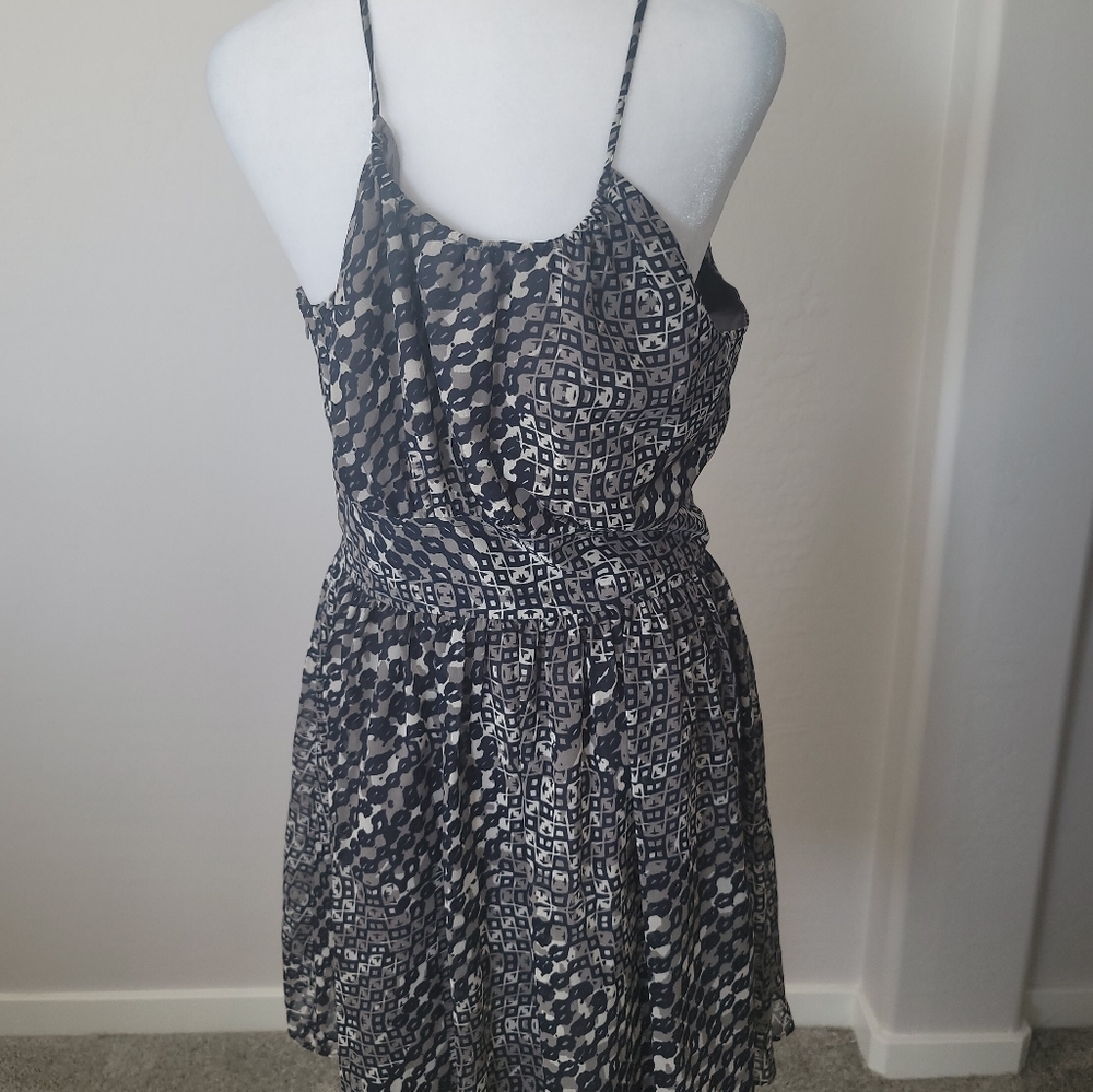 Banana Republic blues and gray polyester dress - Picture 4 of 6